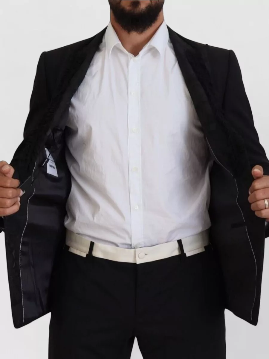 Dolce&Gabbana Silk Slim-Fit Suit Jacket