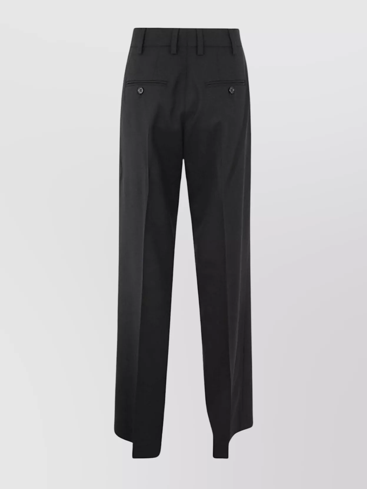 Filippa K Wide Leg Wool Trousers With Pleated Design