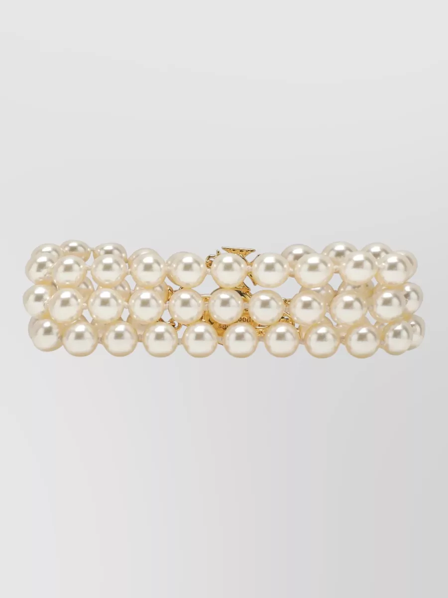 Vivienne Westwood Pearl Crystal-Embellished Choker Necklace