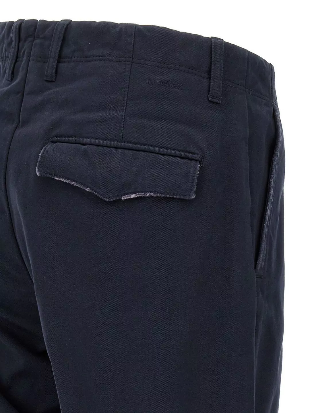 Incotex Cotton Trousers With Pleated Front And Pockets