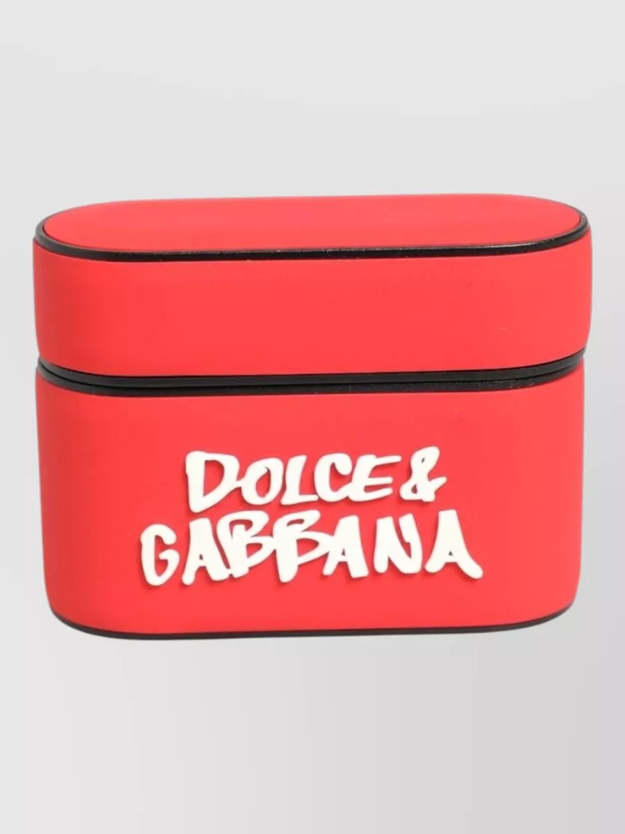 Dolce&Gabbana logo embossed airpods case