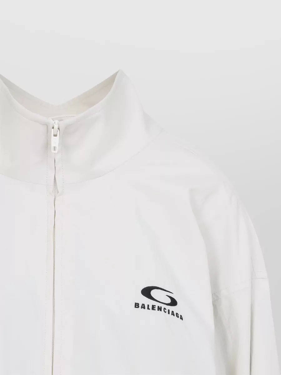 Balenciaga Off Shoulder Jacket High Collar Design