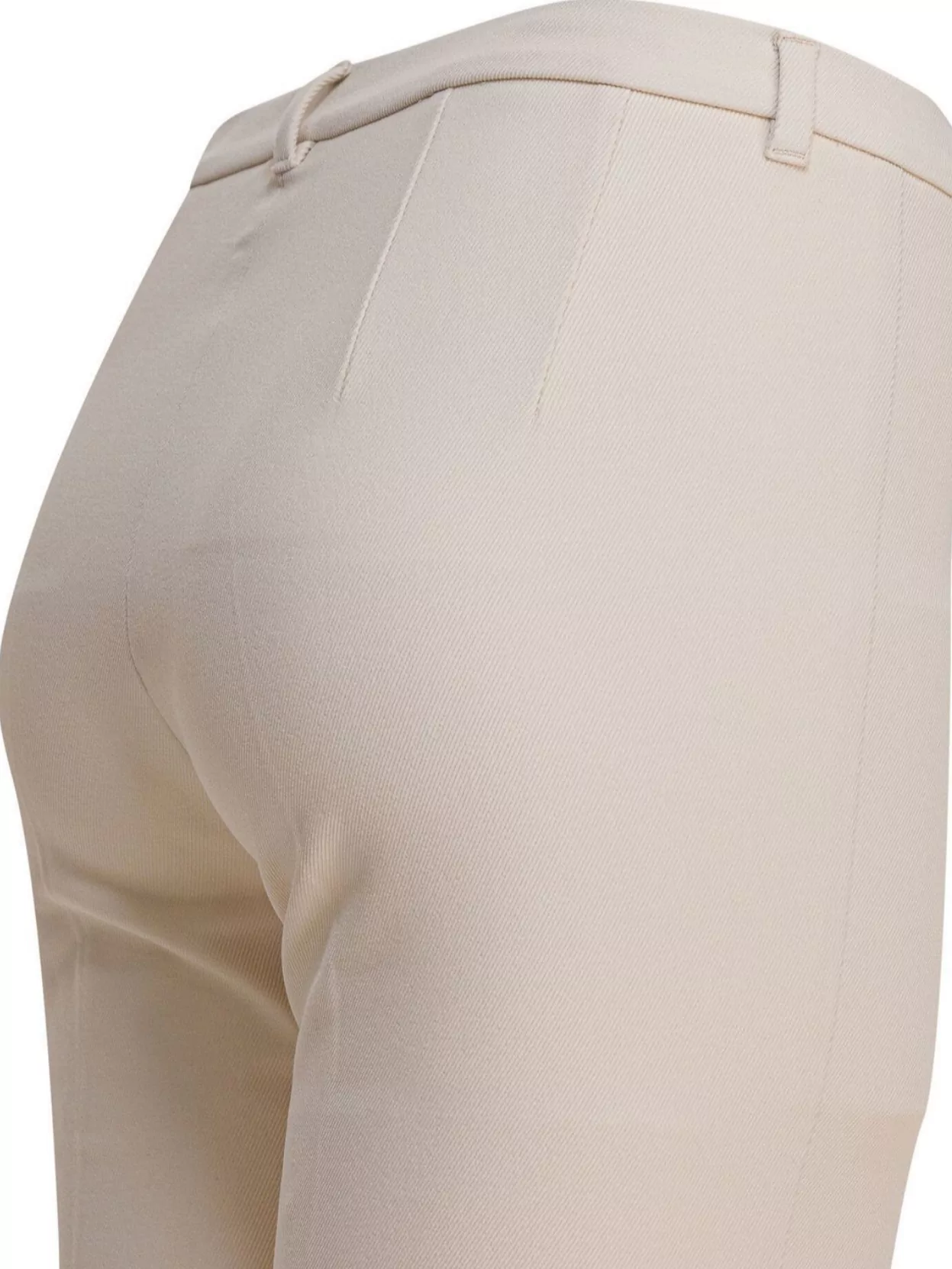 S Max Mara Fitted Trousers With Belt Loops And Pockets