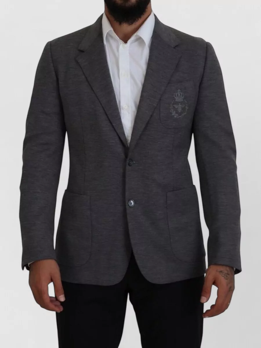 Dolce&Gabbana Wool slim-fit blazer