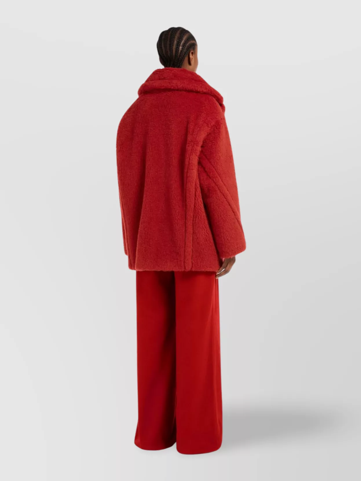 Max Mara Maxmara Frais Short Teddy Bear Icon Coat