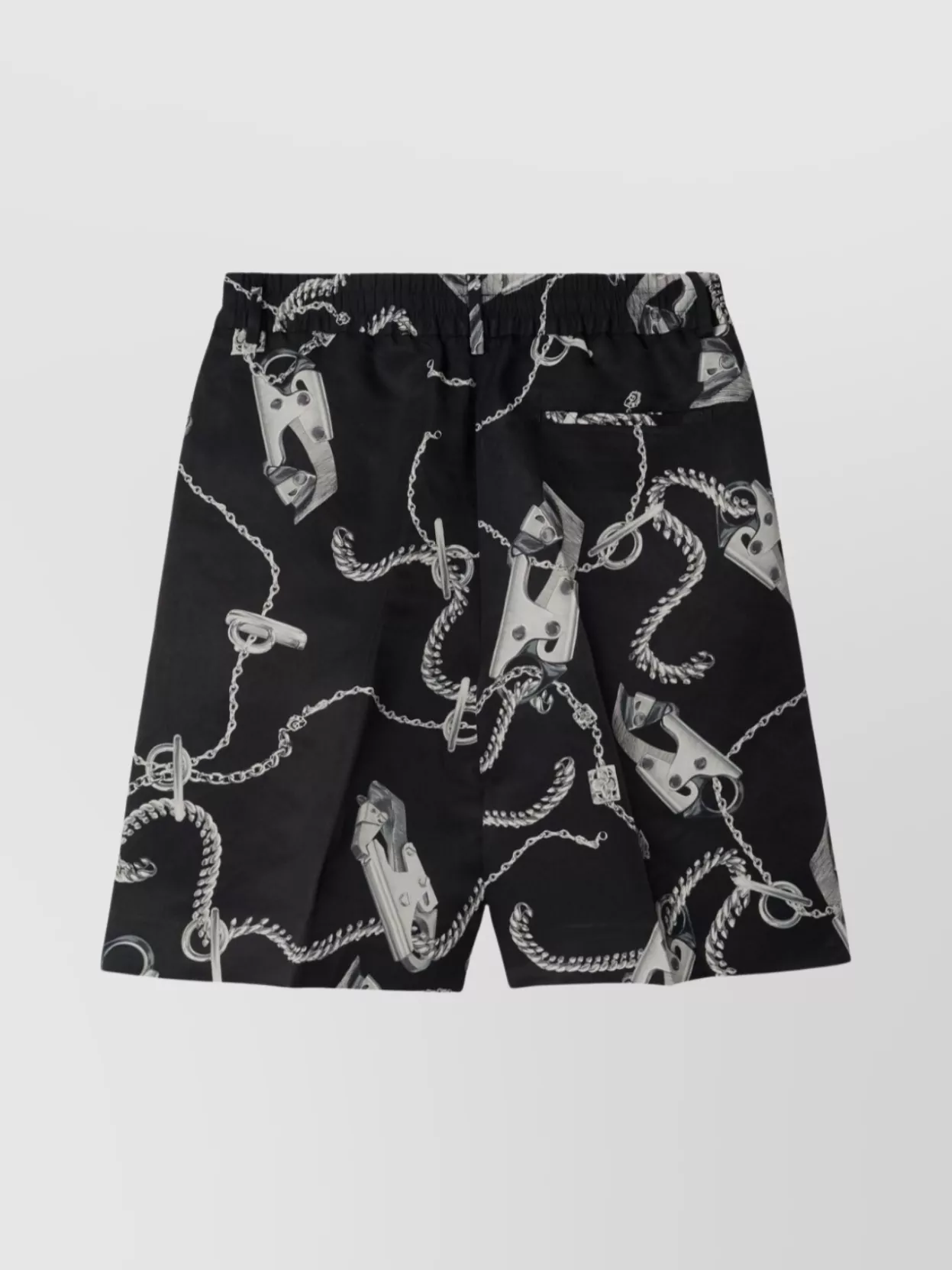 Burberry Chain-link Print Knee-length Shorts