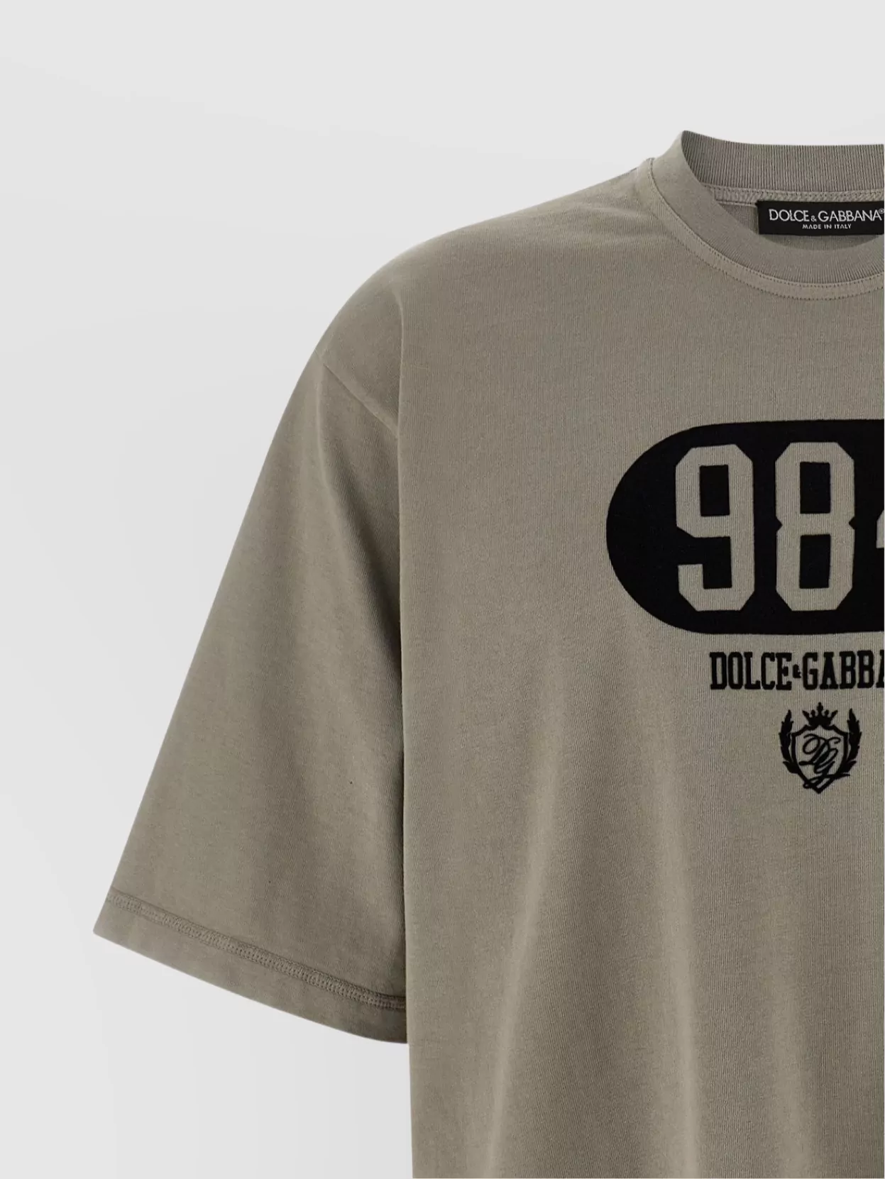 Dolce&Gabbana Graphic Crew Neck Short Sleeve T-Shirt