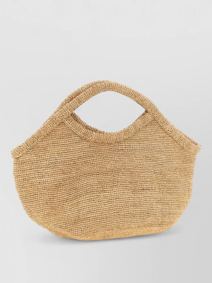 Ibeliv Raffia And Leather Tote Bag