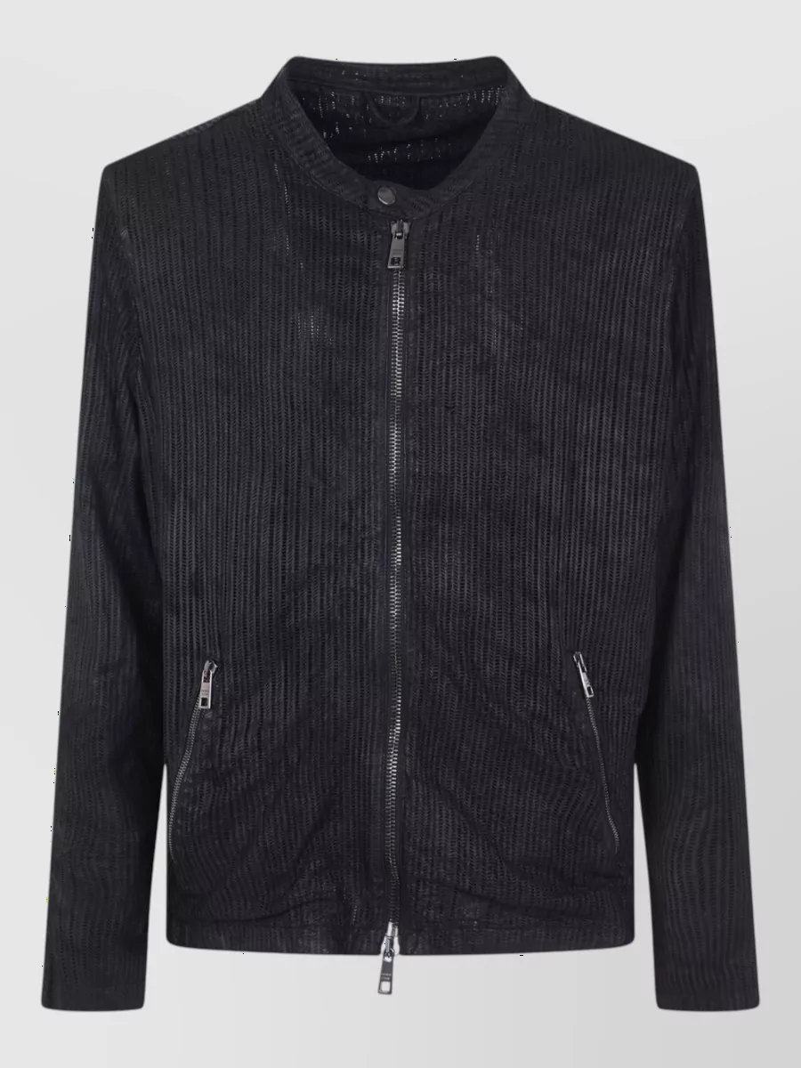 Giorgio Brato leather biker jacket
