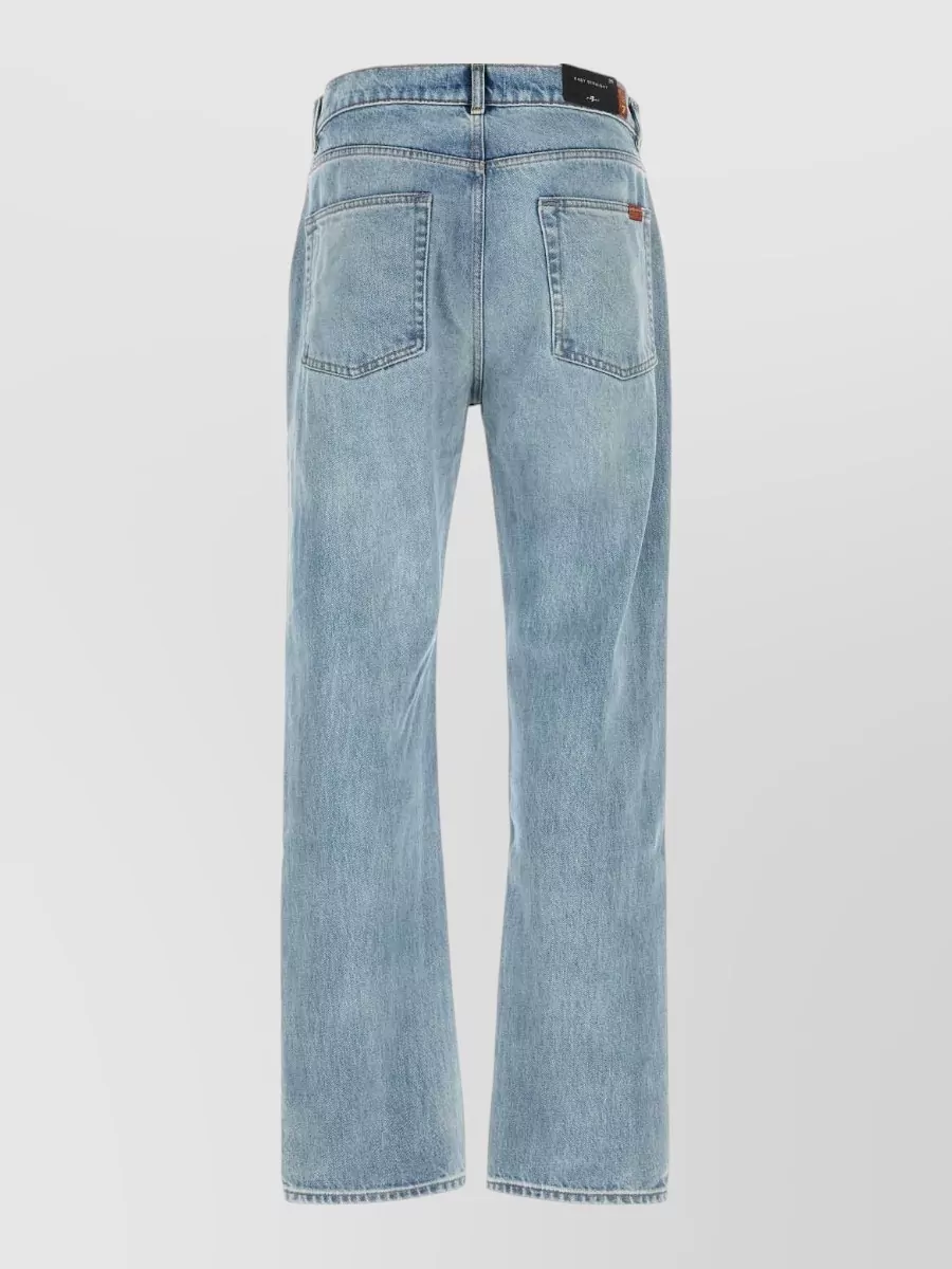 7 For All Mankind Denim Straight-Leg Trousers