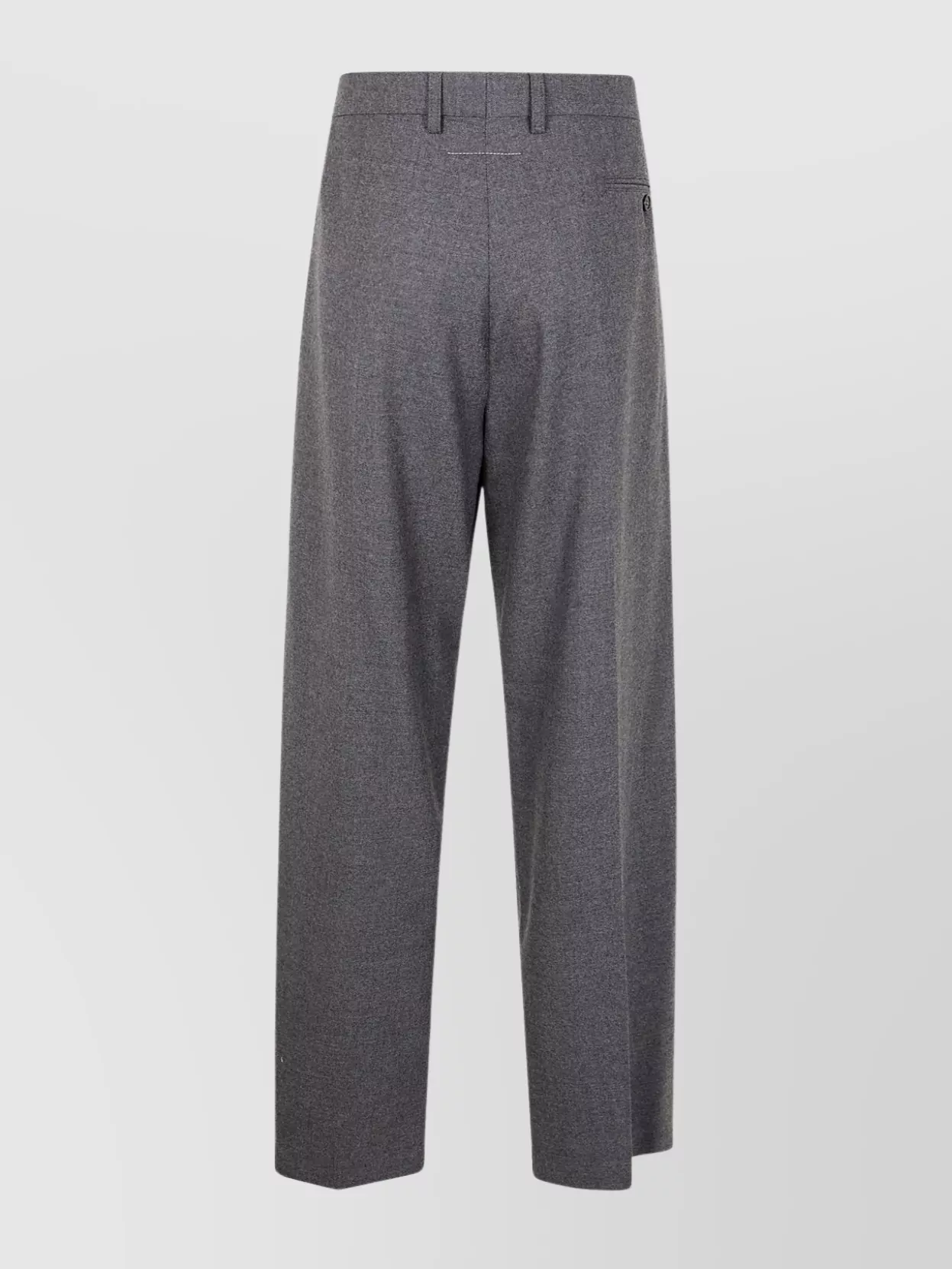 Mm6 Maison Margiela Trousers With Back Pocket And Pleated Design