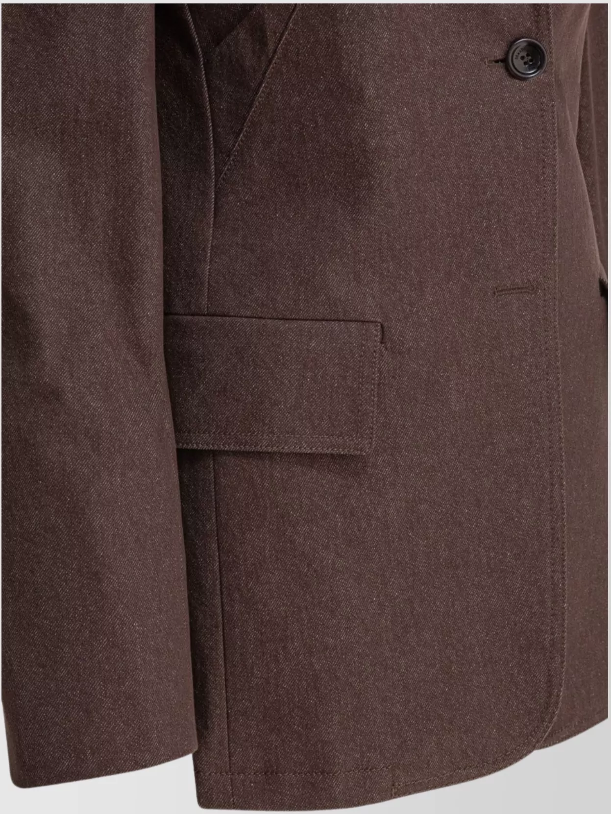 Max Mara Structured Single-Breasted Jacket Flap Pockets