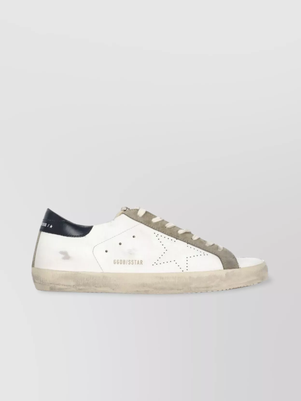 Golden Goose Low Top Leather Sneakers With Star Detail