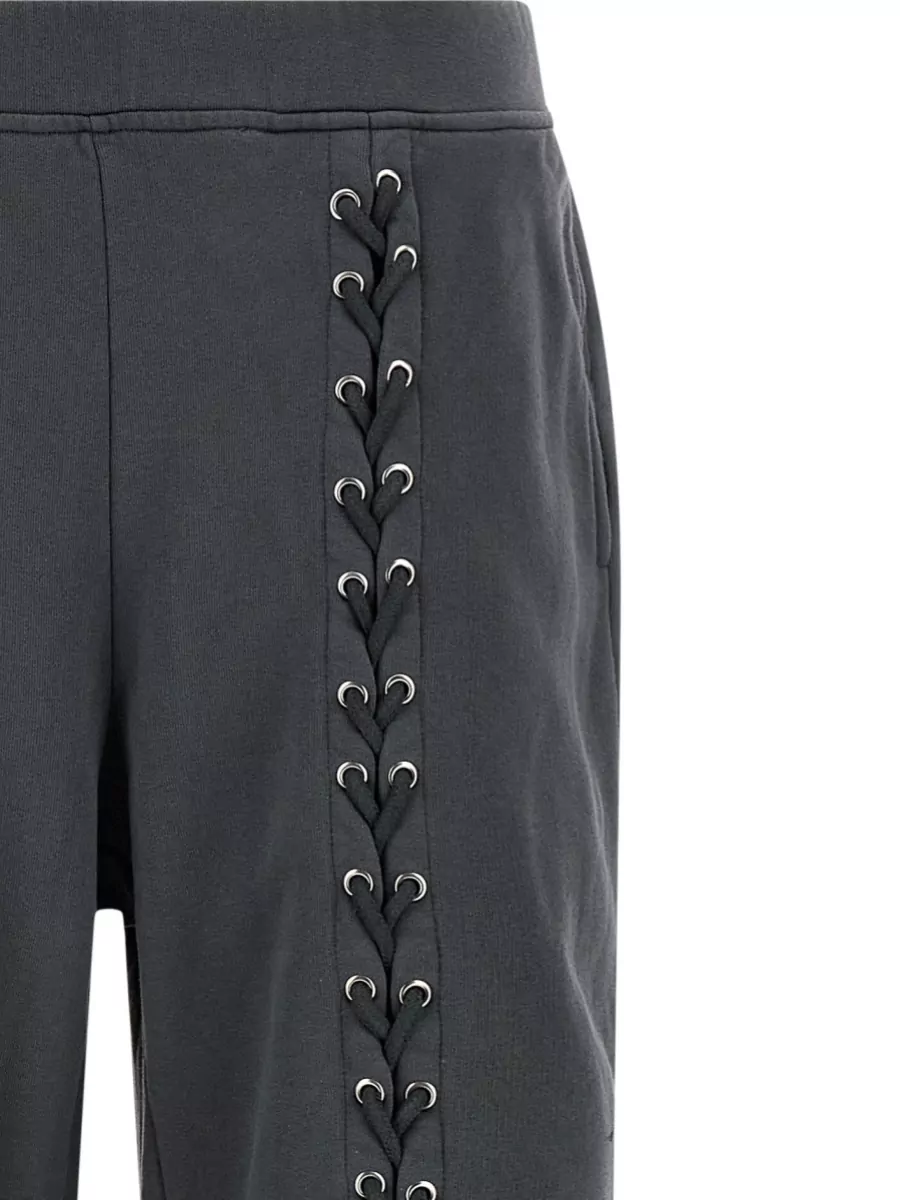 Rotate Birger Christensen Lacing Trousers Elastic Waistband Side Pockets