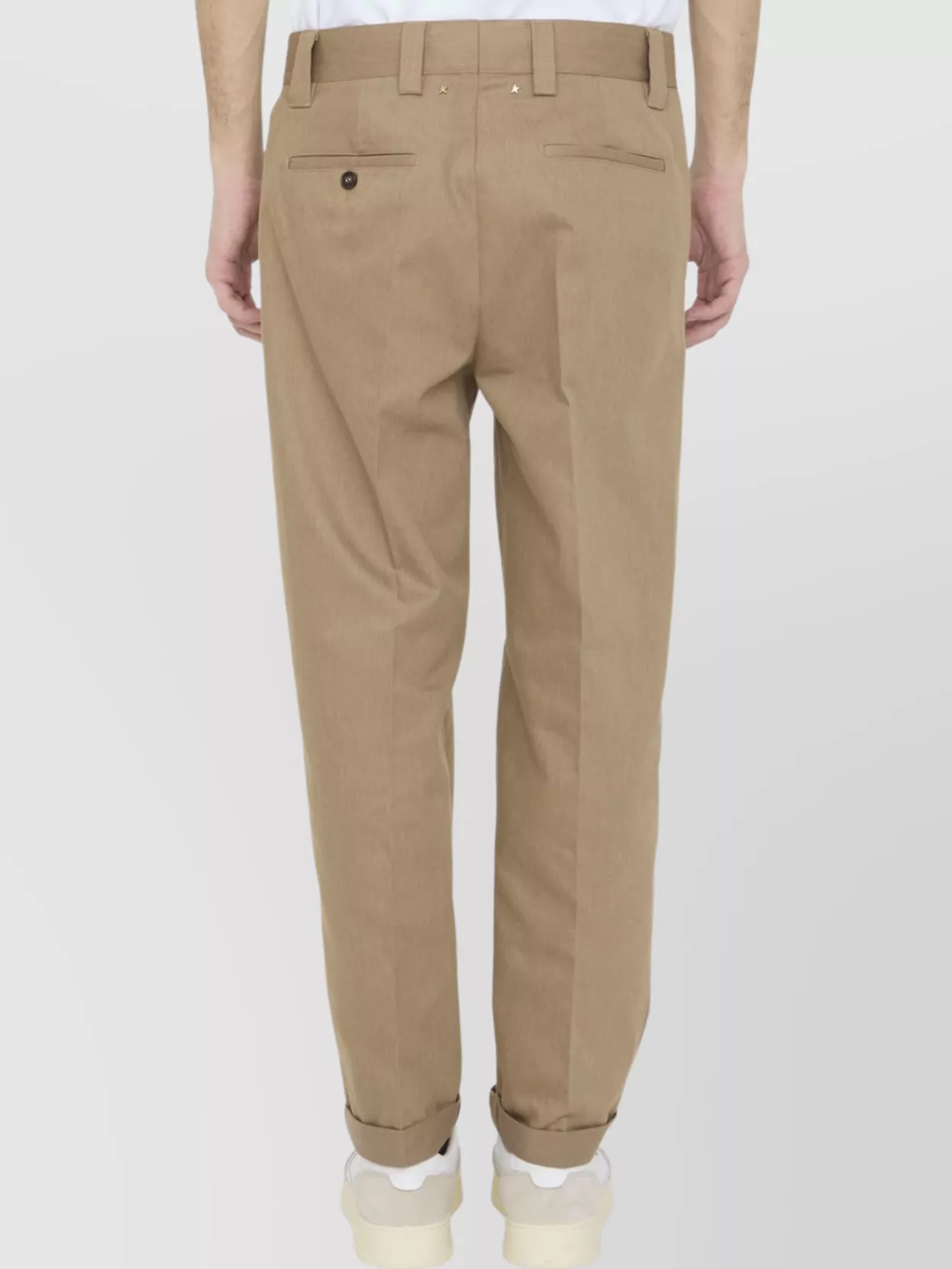 Golden Goose Straight-Leg Cotton Blend Trousers