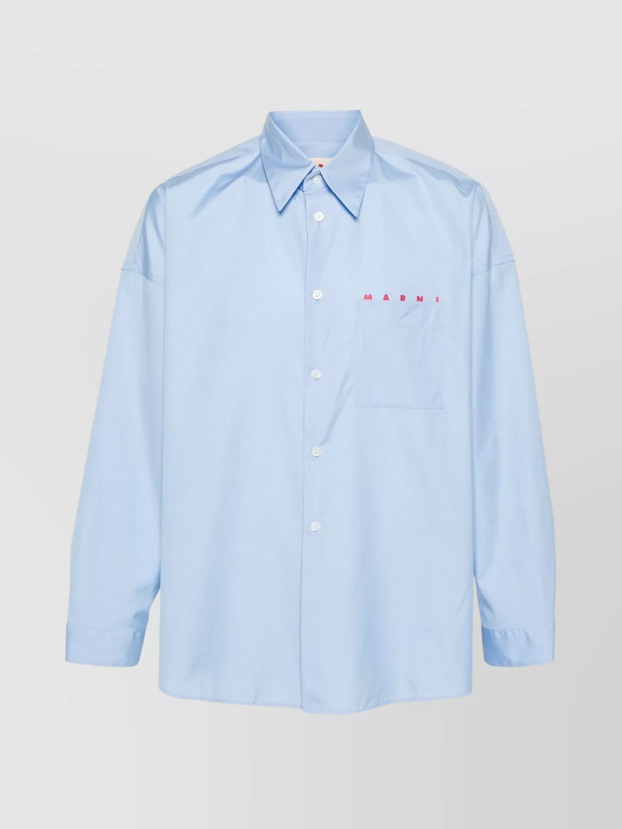 Shop Marni Relaxed Shirt With Button-down Collar And Pocket
