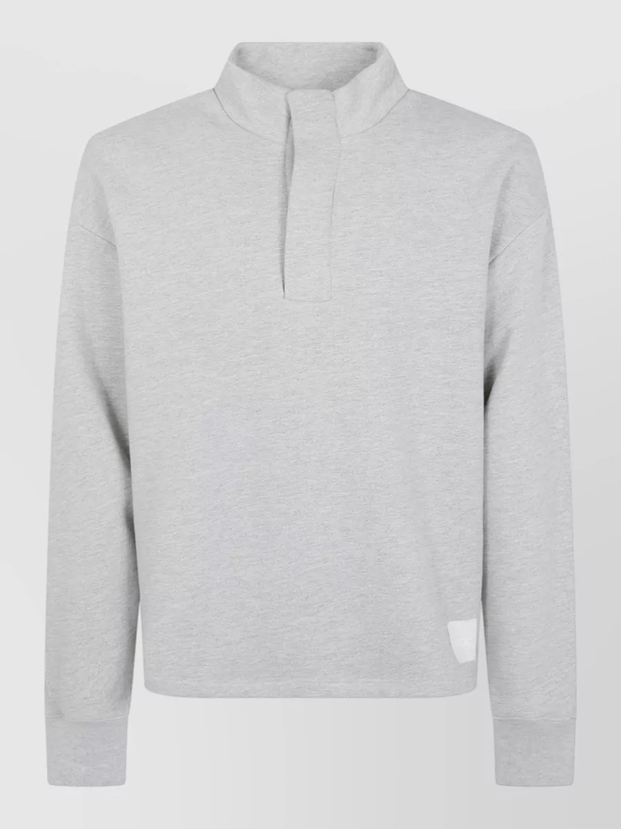 WOC cotton polo neck sweater
