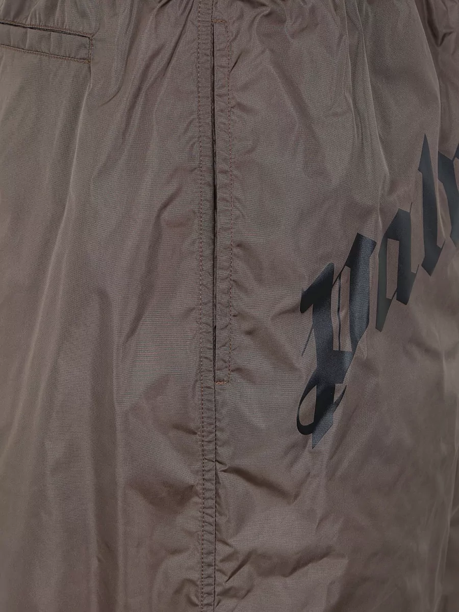 Palm Angels Logo-Print Swim Shorts