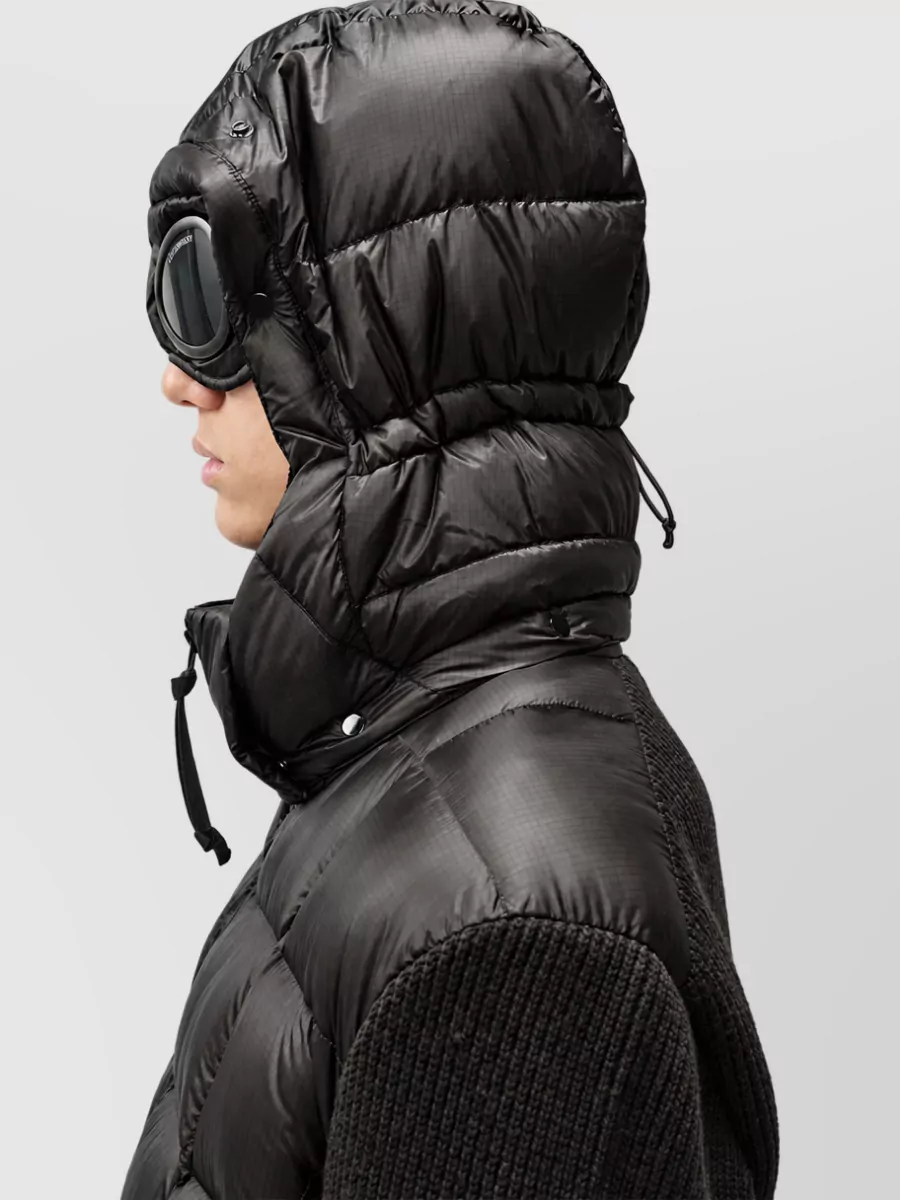 C.p. Company Wool Regular-Fit Zip-Up Goggle Hooded Jacket