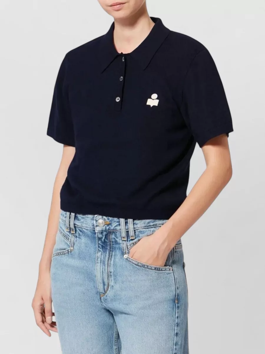 Isabel Marant Etoile Althea Slim-Fit Polo Shirt