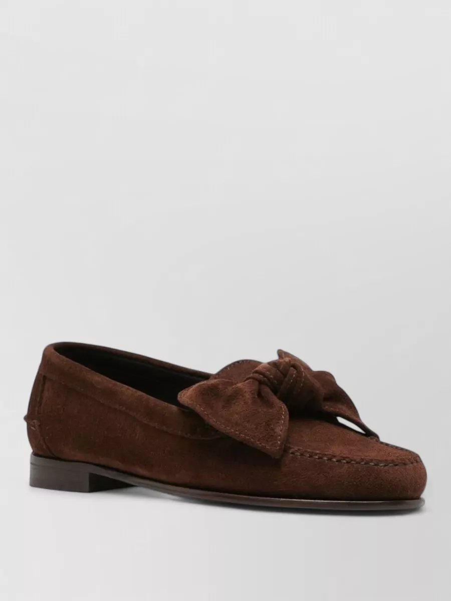 Hereu suede leather loafers