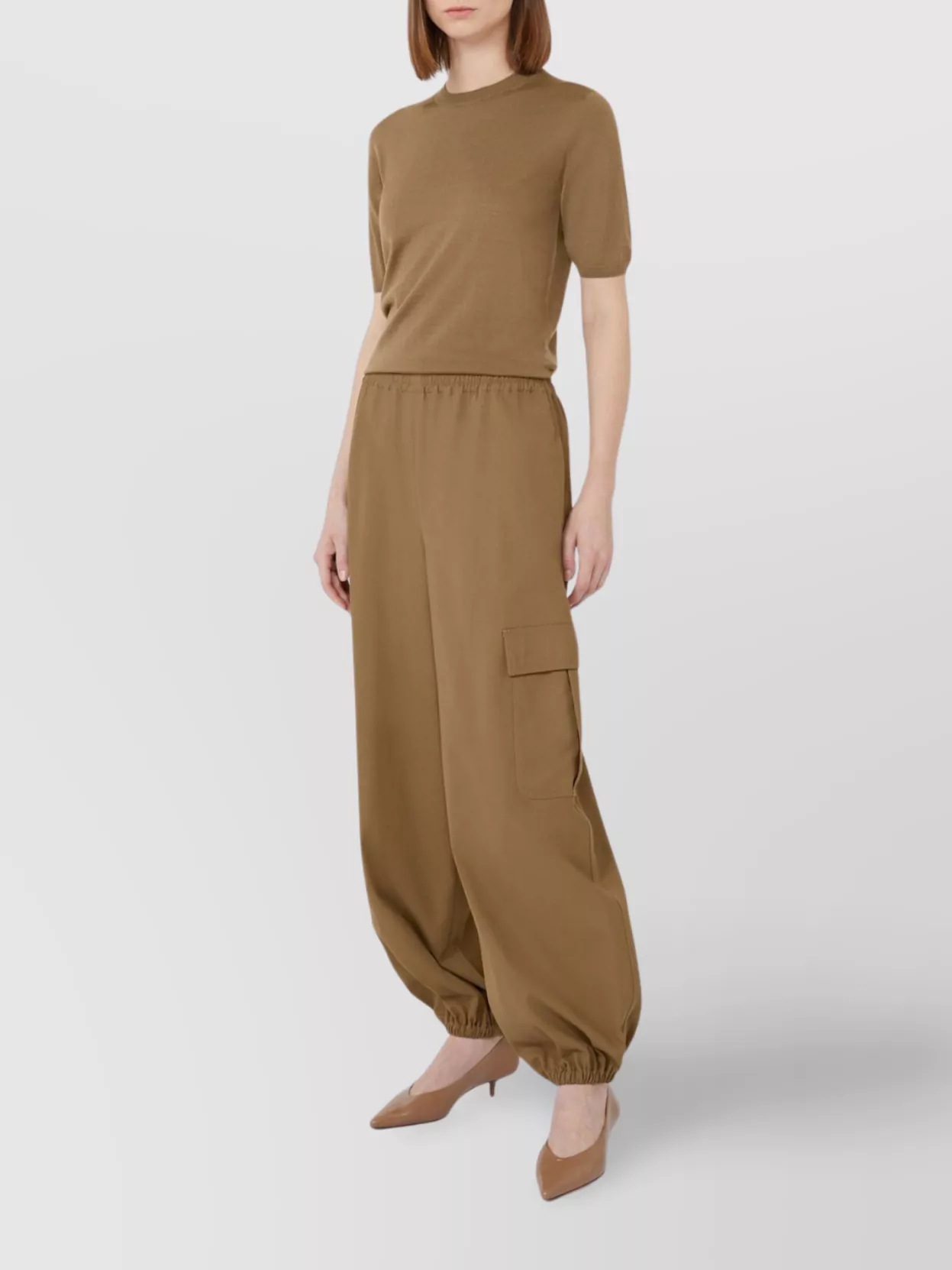 Max Mara Wool Crew Neck Slim Fit Sweater