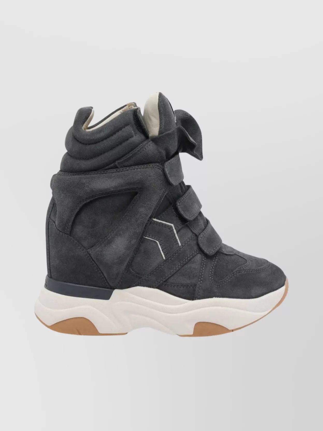 Isabel Marant Suede High-Top Wedge Sneakers