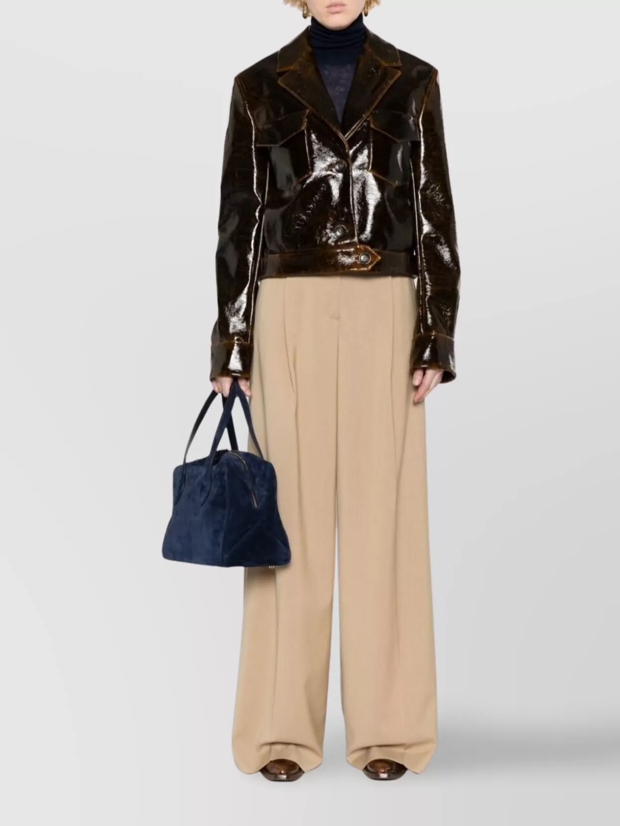 Sportmax Wide-Leg Trousers With Belt Loops And Pockets