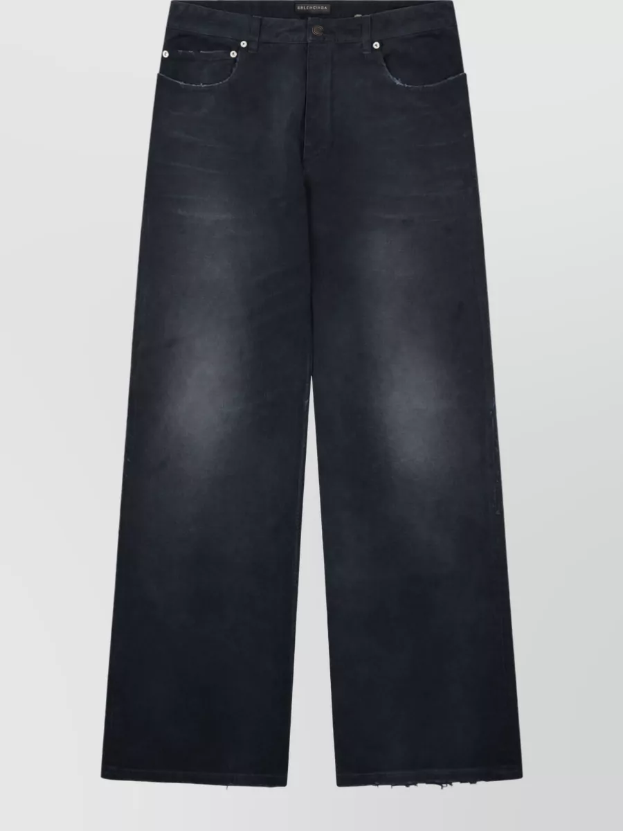 Balenciaga Denim Straight-Leg Jeans