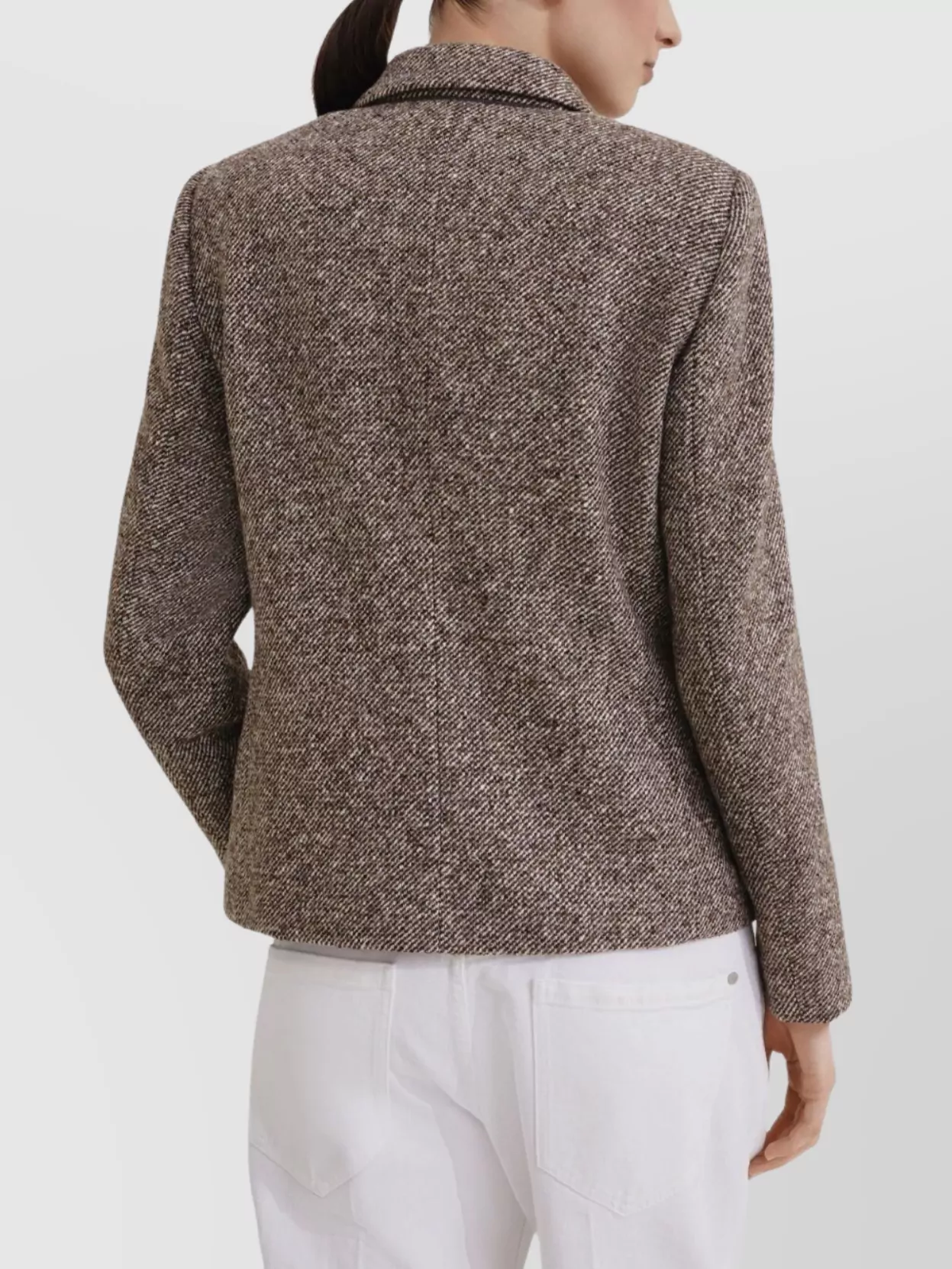 Brunello Cucinelli Wool Double-Breasted Jacket With Front Pockets