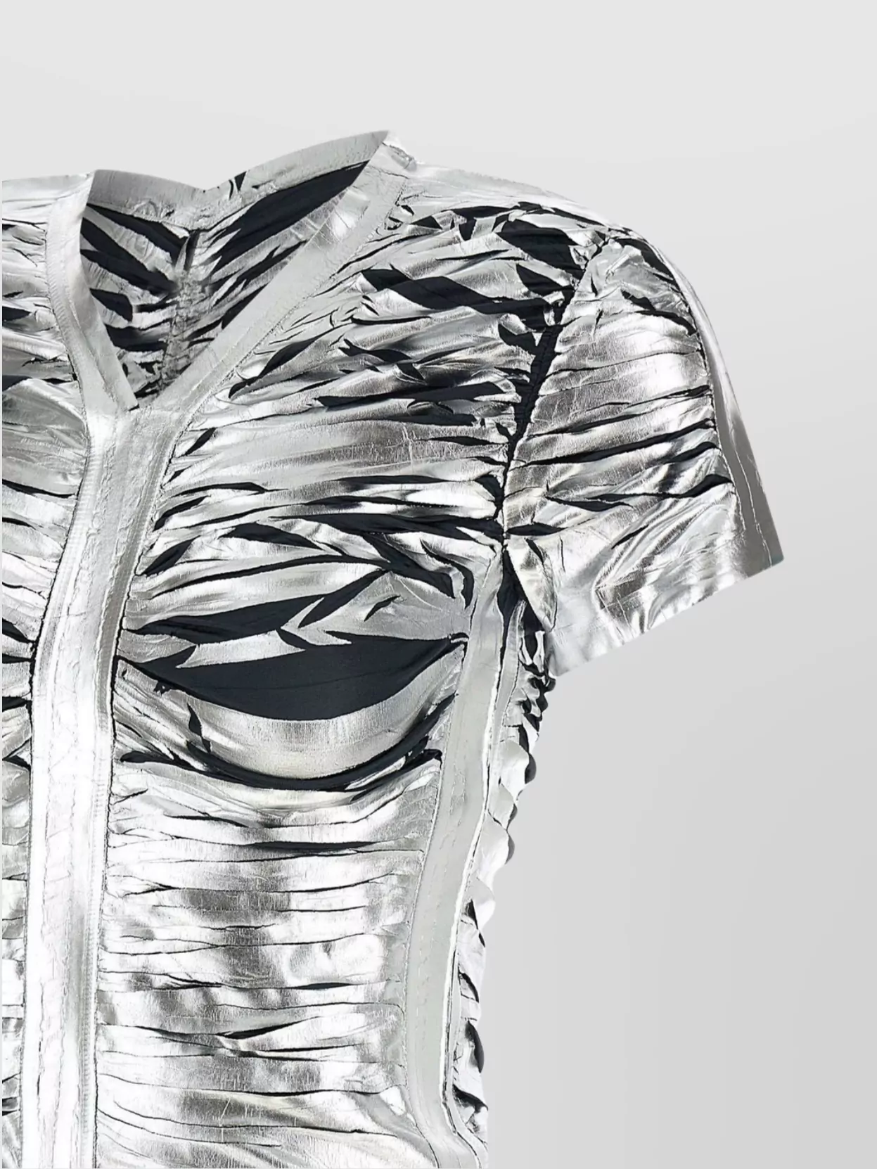 Diesel T Ai Topwear In Silver Acetate In Grey