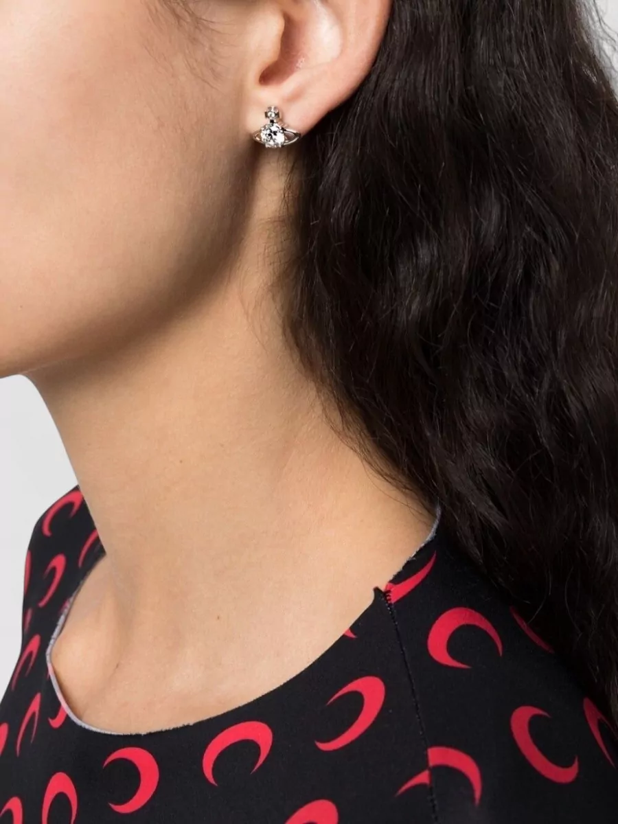 Vivienne Westwood Crystal Embellished Earrings