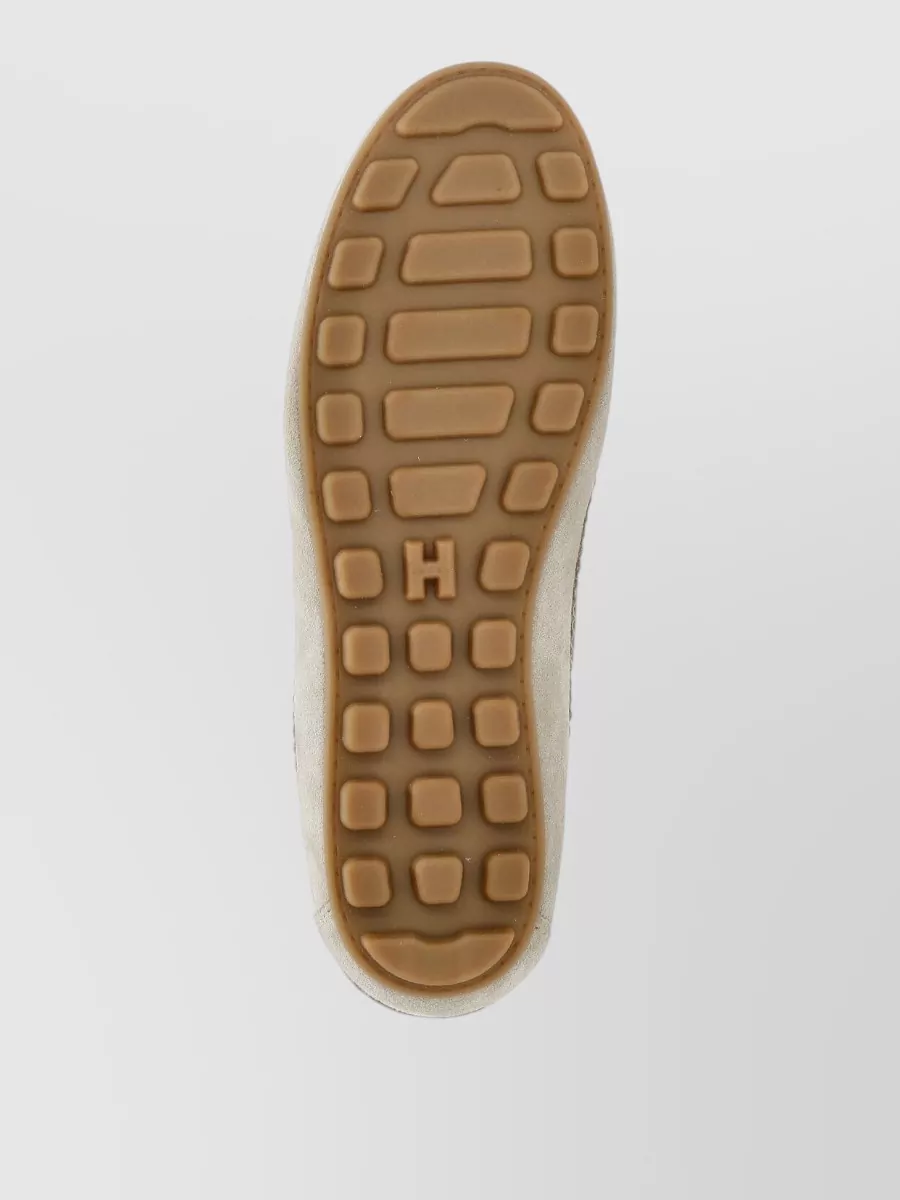 Hogan Leather Lace-Up Loafers