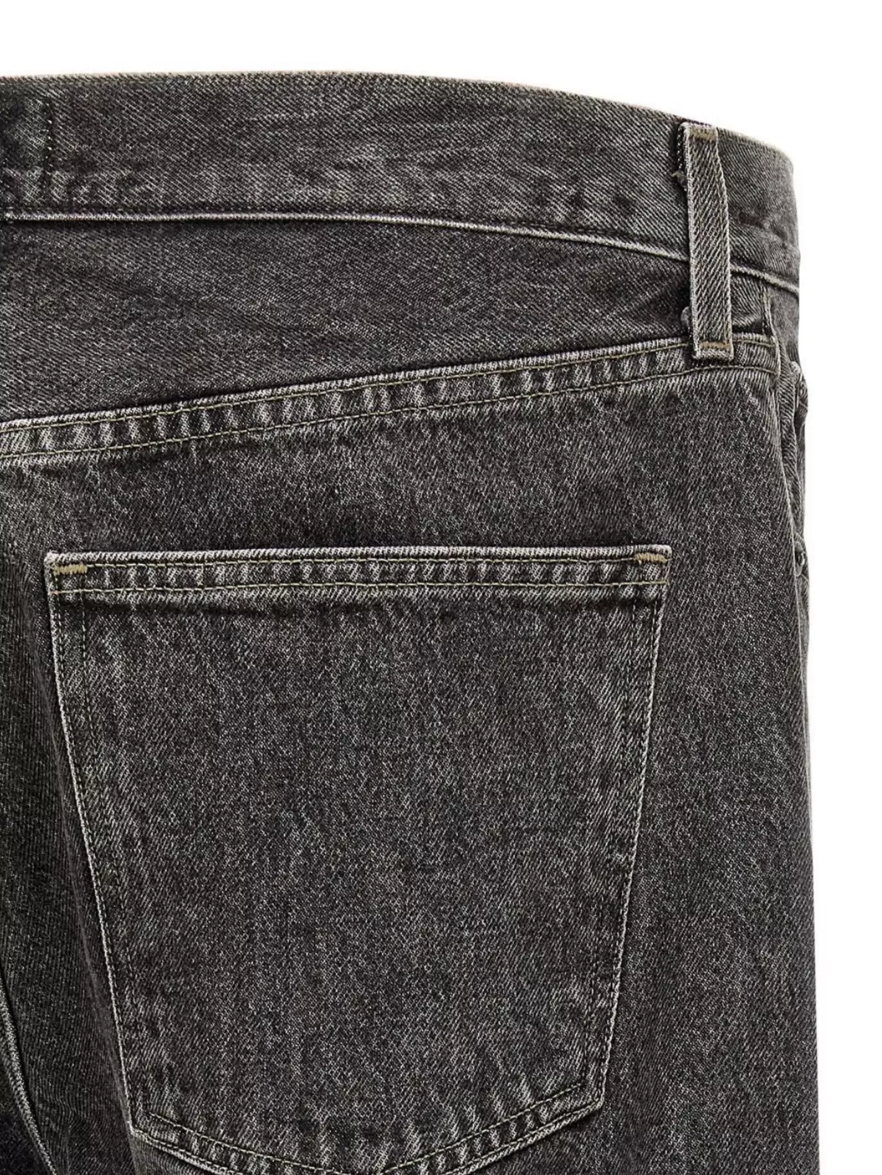 Agolde 90s Grey Five Pocket Jeans In Cotton Man