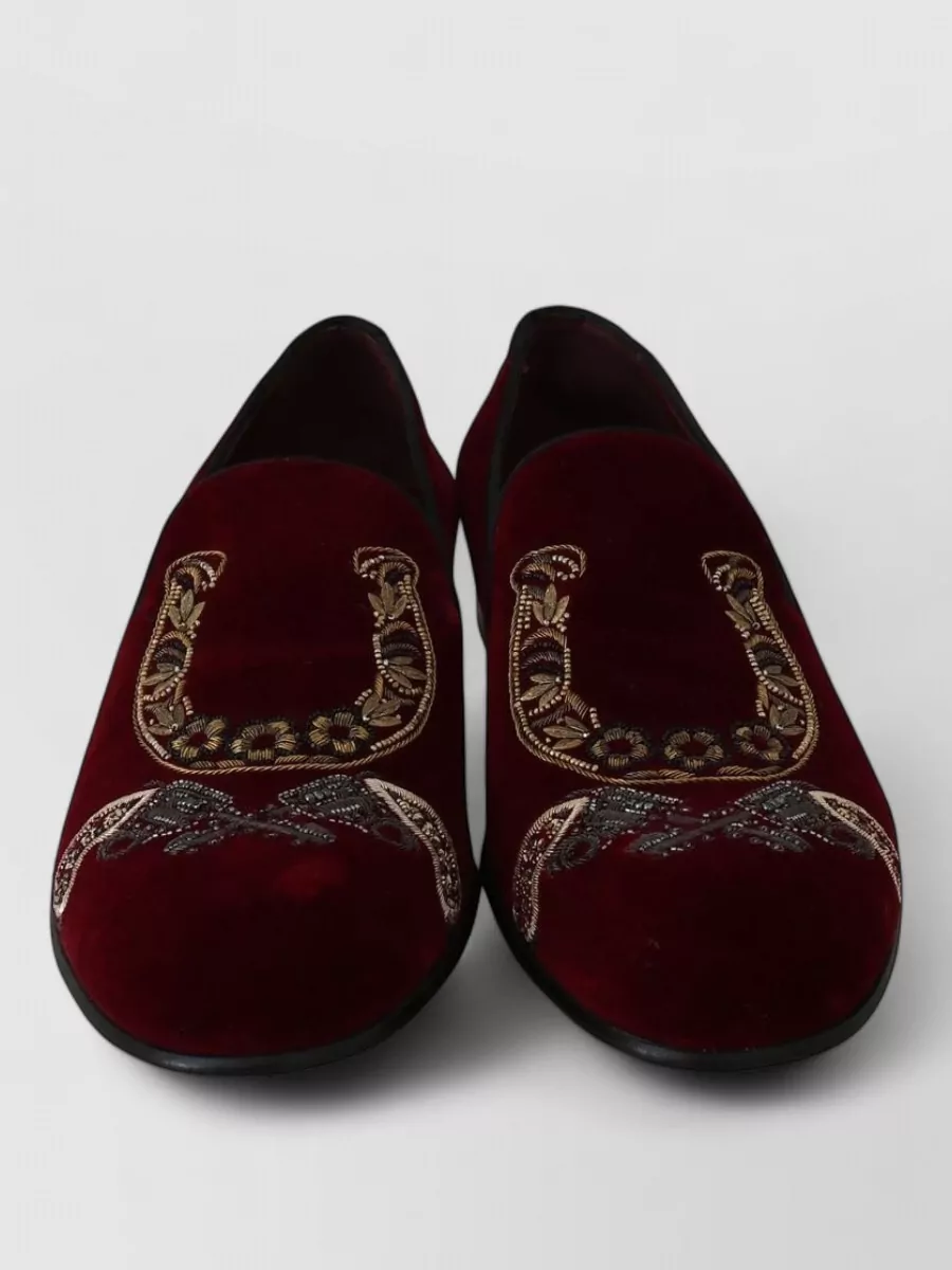 Dolce&Gabbana velvet loafers