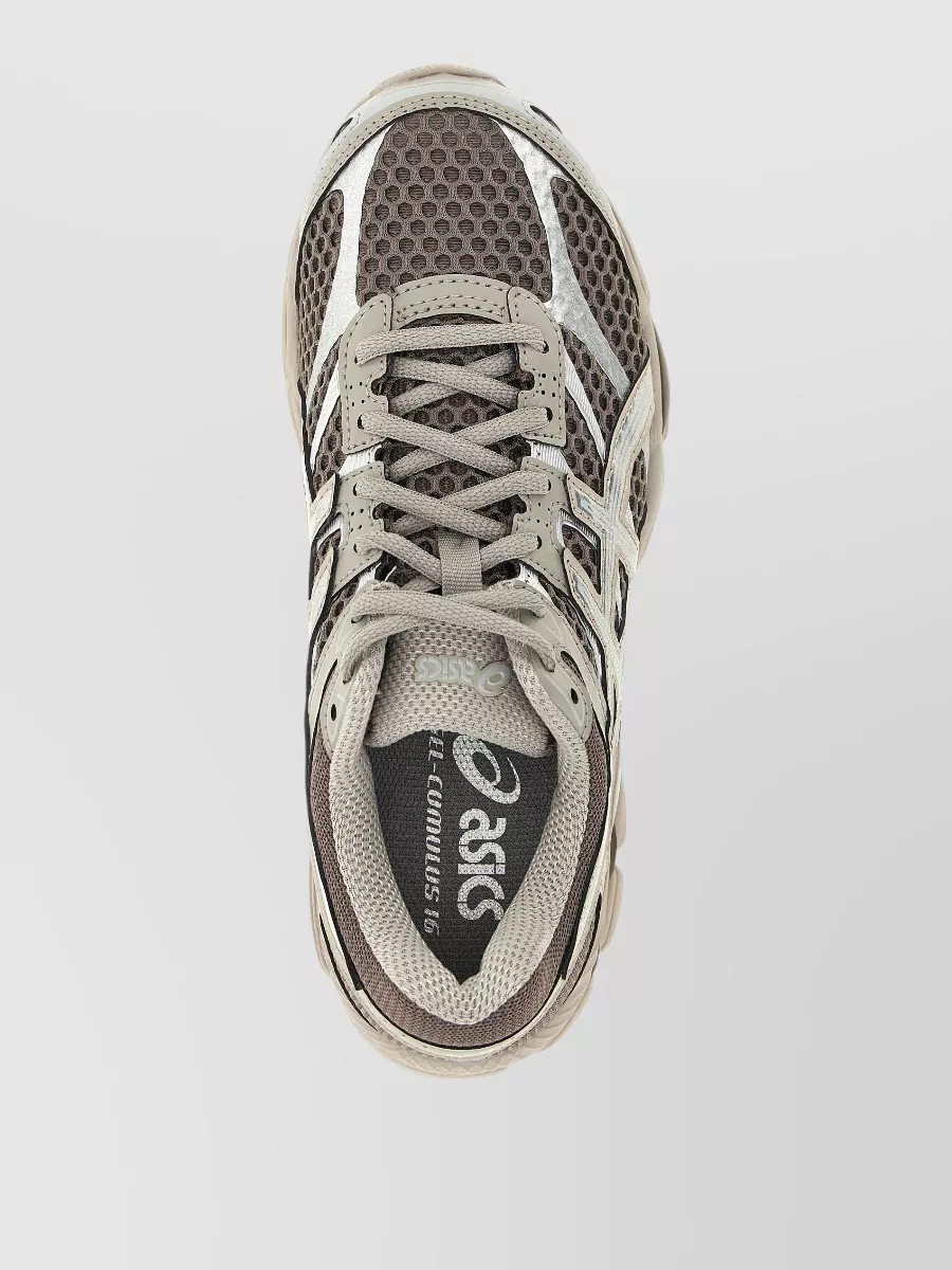 Asics Synthetic Leather Lace-Up Sneakers