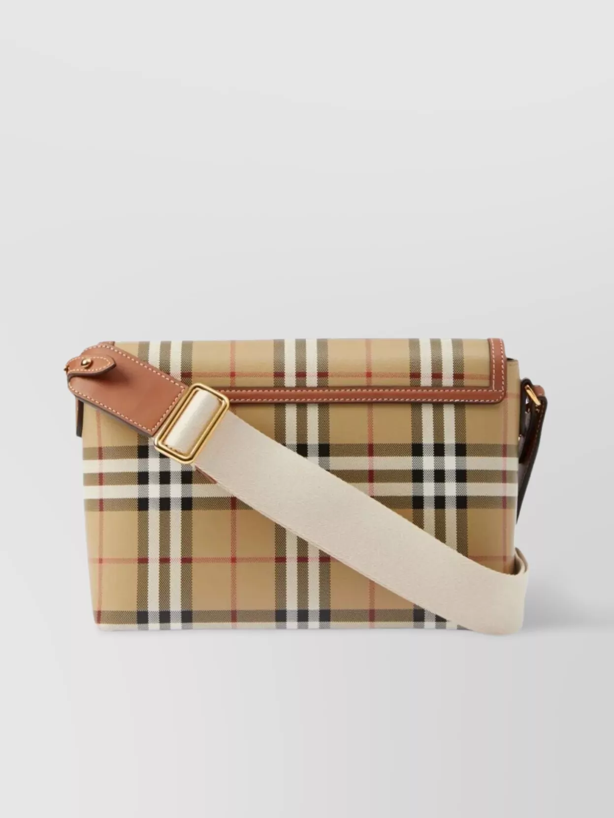 Burberry Medium Note Coated Canvas Crossbody Bag