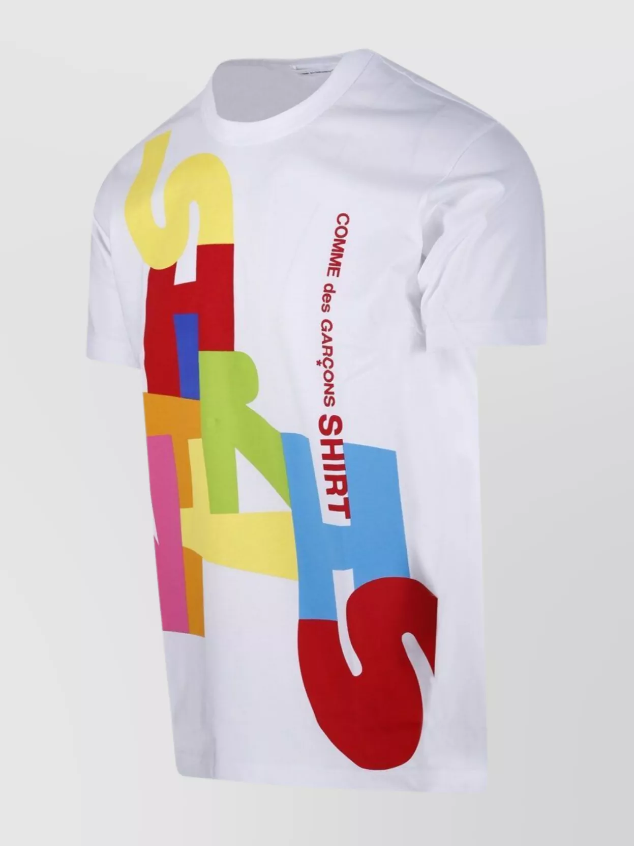 Comme Des Garçons Graphic Print Crew Neck Short Sleeve T-Shirt
