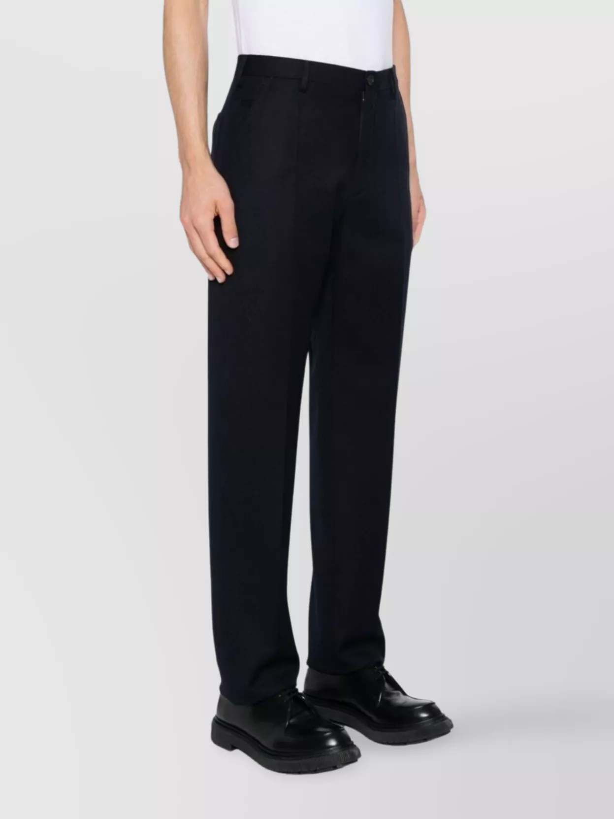 Incotex Tailored Trousers With Straight Leg And Pockets In Black