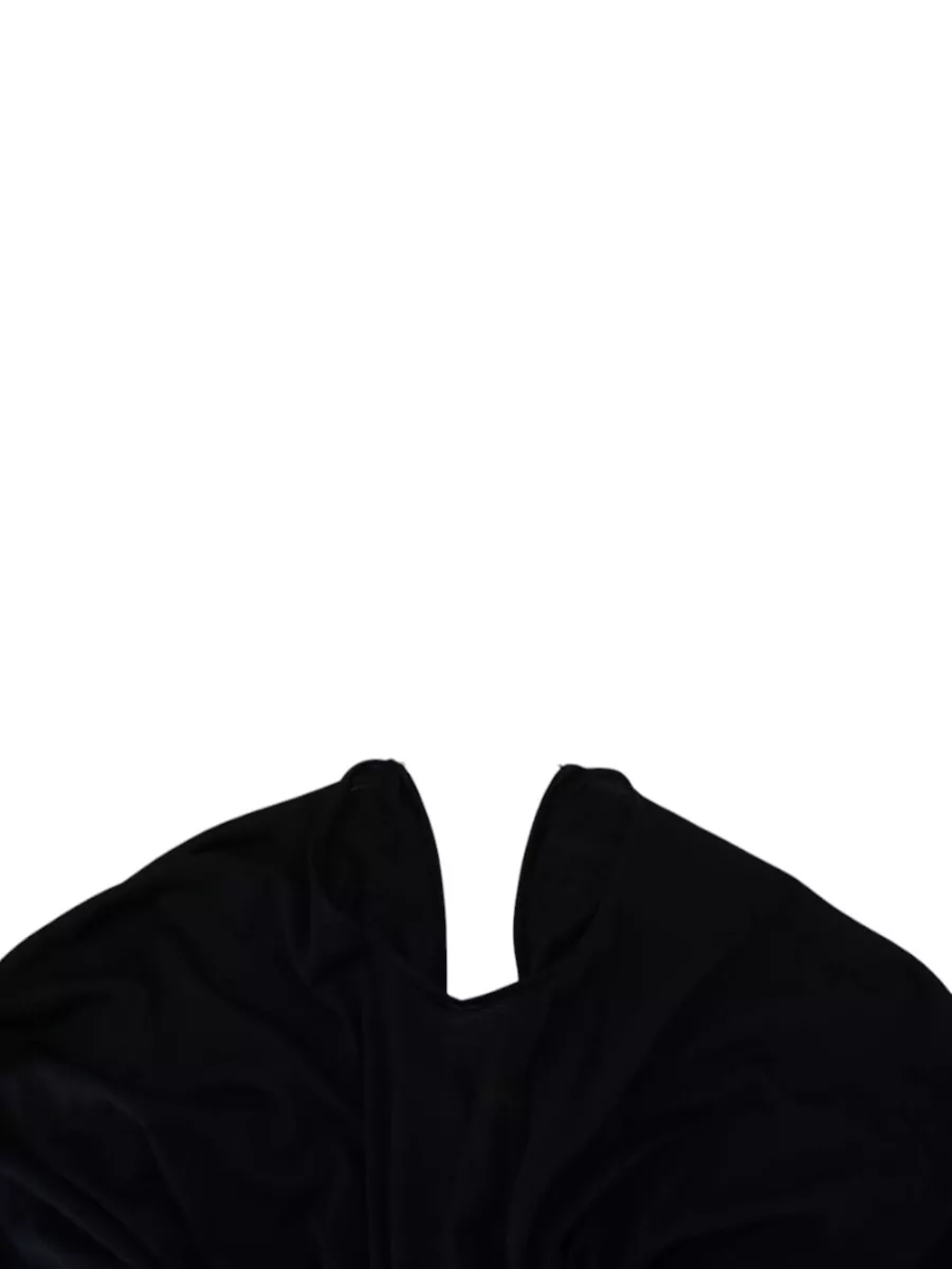 Dolce&Gabbana Wool Long-Sleeve Wrap Maxi Dress