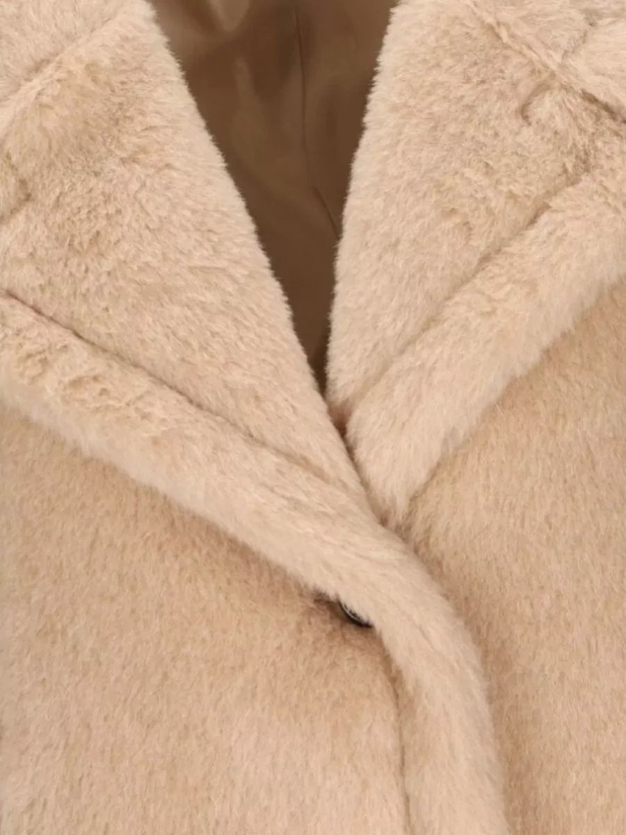 Max Mara Silk Alpaca Wool Cape Coat