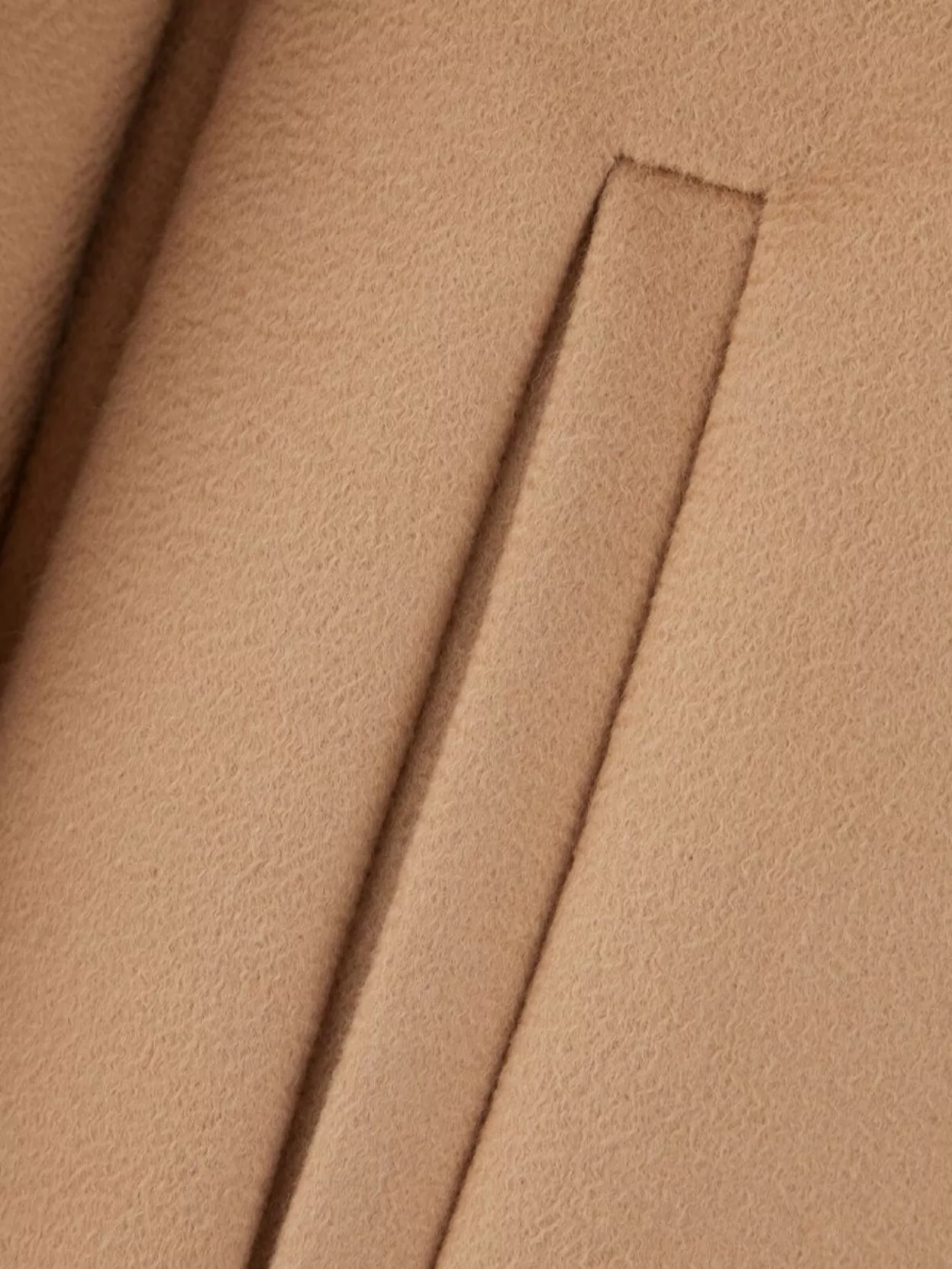 S Max Mara Longline Coat With Notched Lapels And Front Pockets