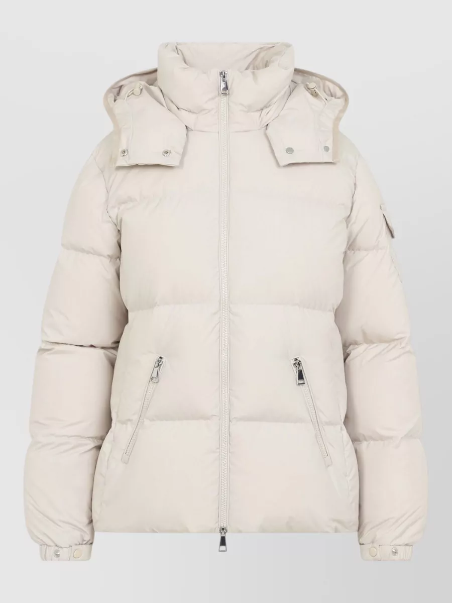 Moncler Down Hooded Short Puffer Jacket