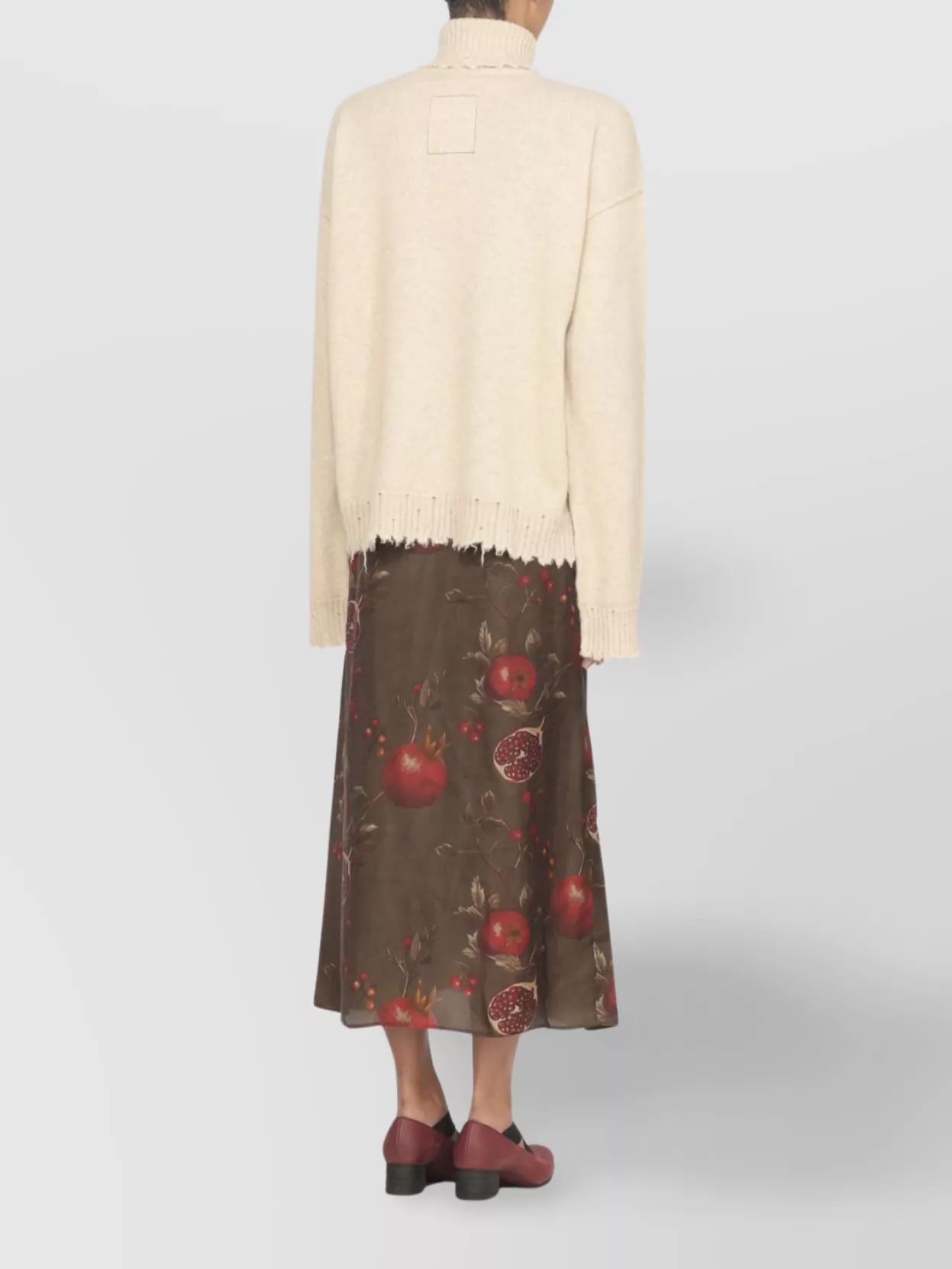 Uma Wang Cashmere Sweater Ribbed Turtleneck