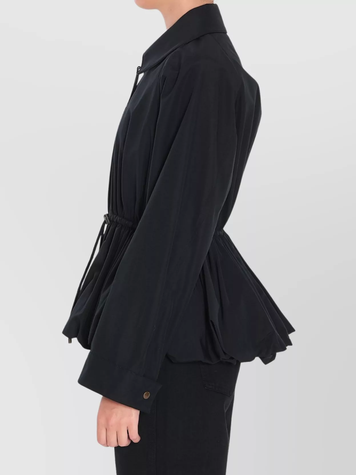 Loewe Lightweight Cotton Blend Drawstring Jacket
