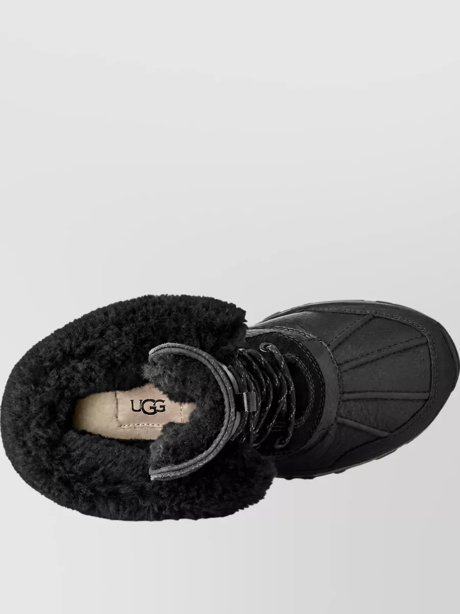 Ugg Leather Lace-Up Boots