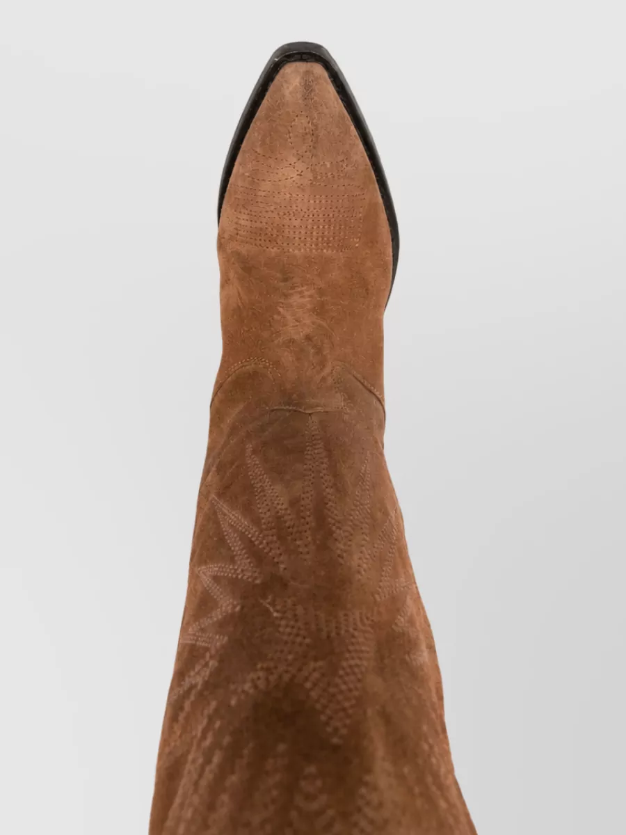 Golden Goose Leather Pointed-Toe Boots