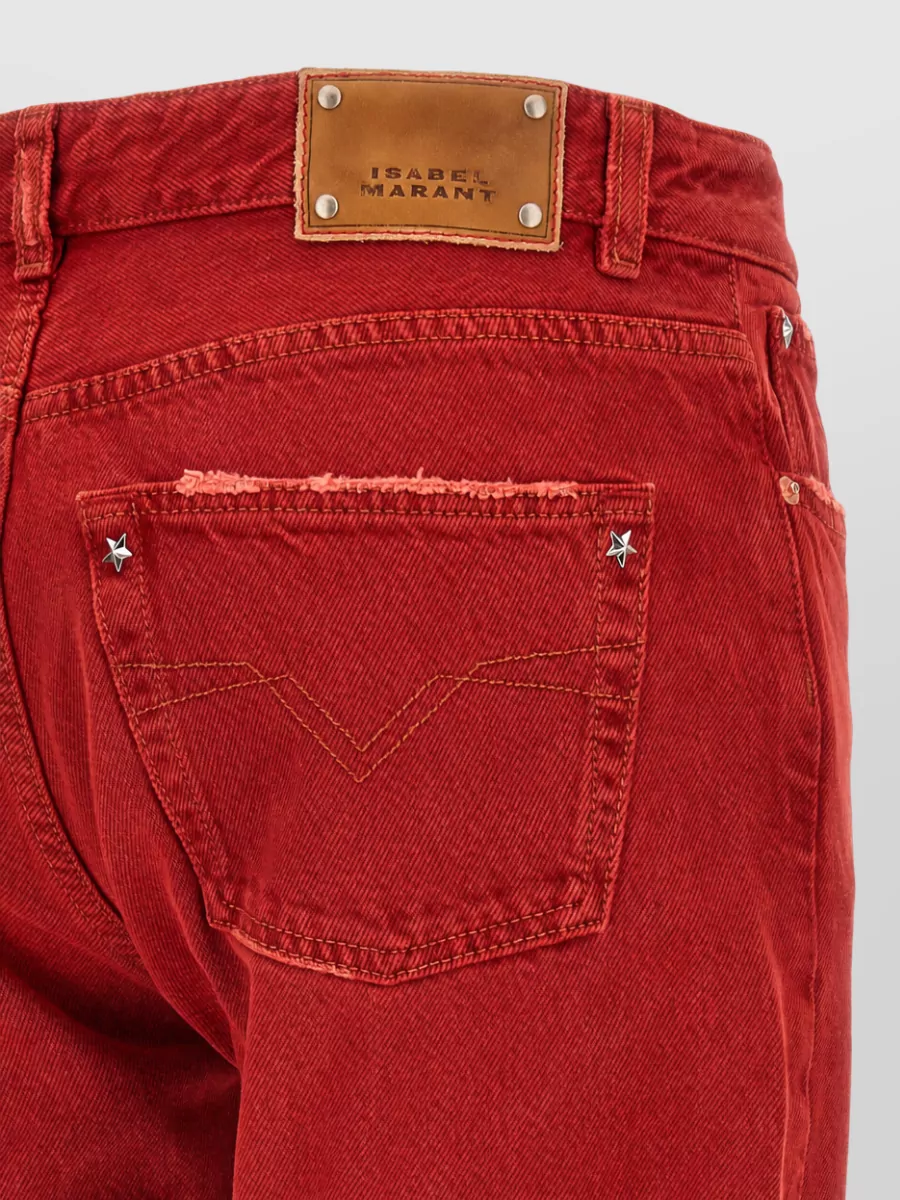 Isabel Marant Cropped Straight-Leg Jeans