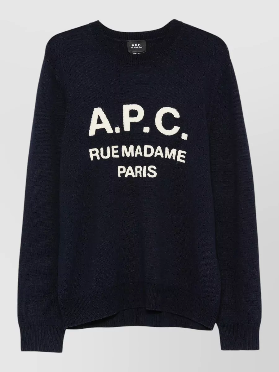 A.P.C. virgin wool crewneck sweater
