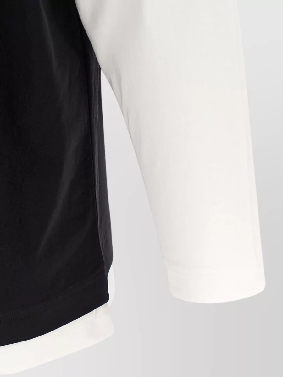 Moschino Graphic Print Double Layer T-Shirt